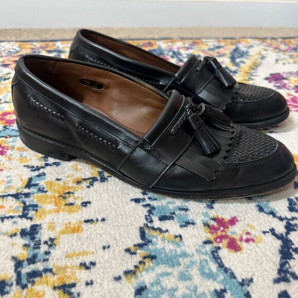 Allen Edmonds Cody Tassel Loafer Mens Size 10D Black Leather Classic Business main image 6